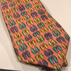 EUC fun beachy Child’s silk neck tie